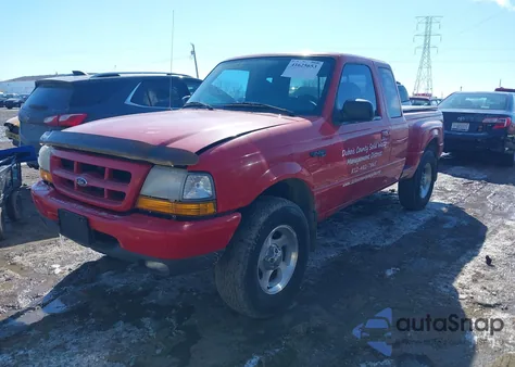 2000 Ford Ranger Xlt z USA, uszkodzony, nr VIN 1FTZR15X2YTA05333